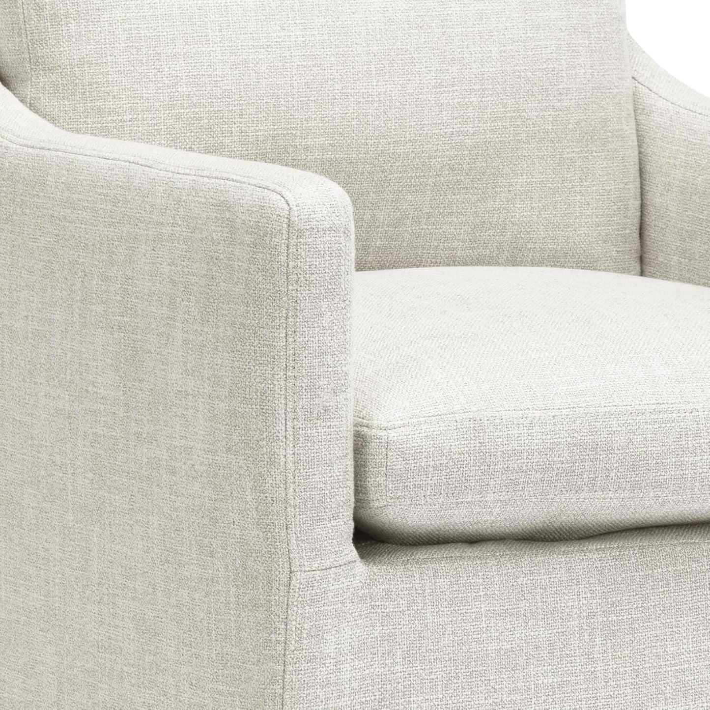 DUHOME Upholstered Dining Chairs Set of 2,Linen Accent Chair for Living Room,Single Sofa Chair with 4 Casters,Upholstered Arm Chair for Bedroom Reading Room Waiting Room Kitchen Dining Room